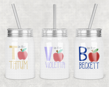 Load image into Gallery viewer, Alphabet Mason Jar Tumbler