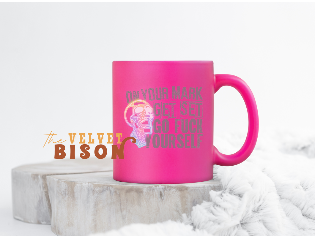 On Your Mark Mug