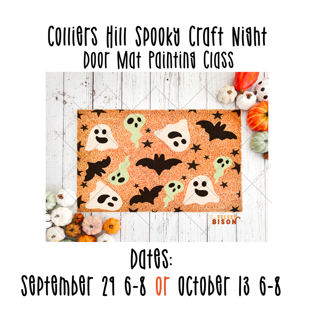 Colliers Hill Door Mat Painting Class