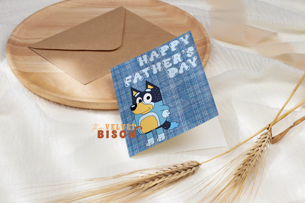 Bandit Father's Day Card