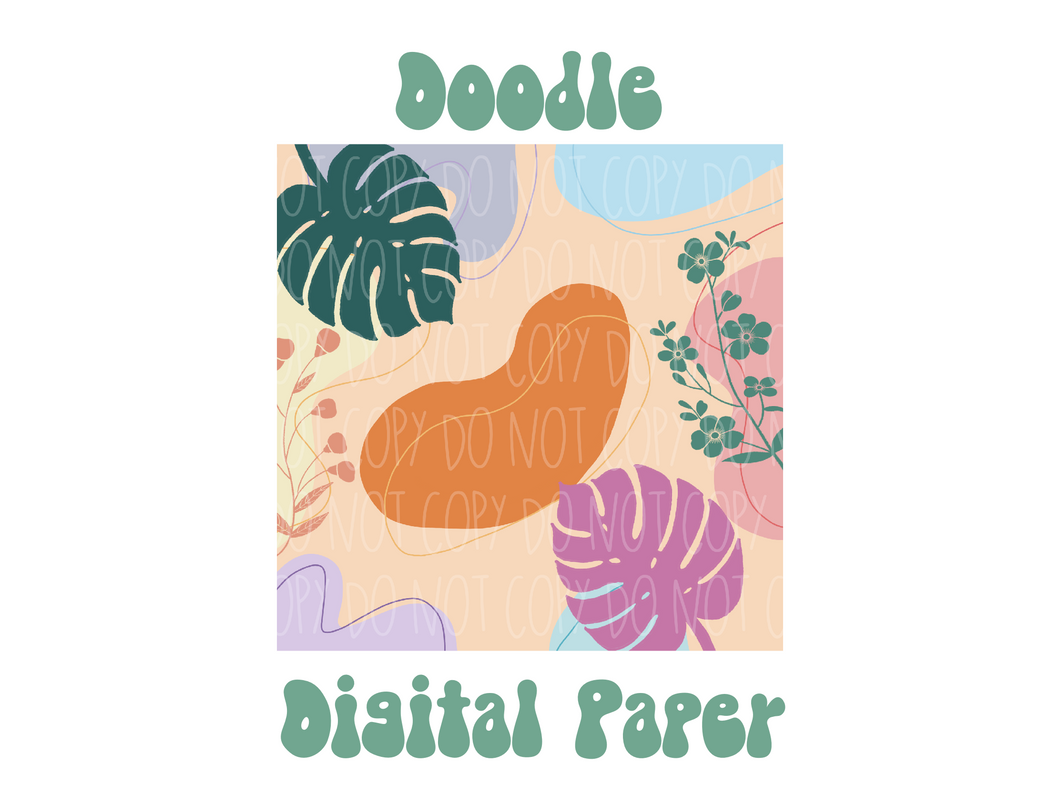 Doodle Digital Paper