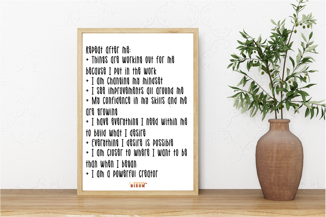 Affirmations 2 Digital Art