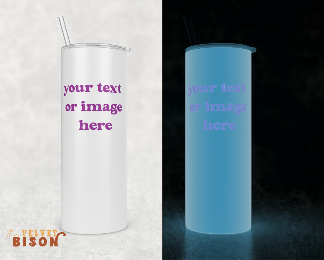 Personalized Glow in the Dark Tumbler