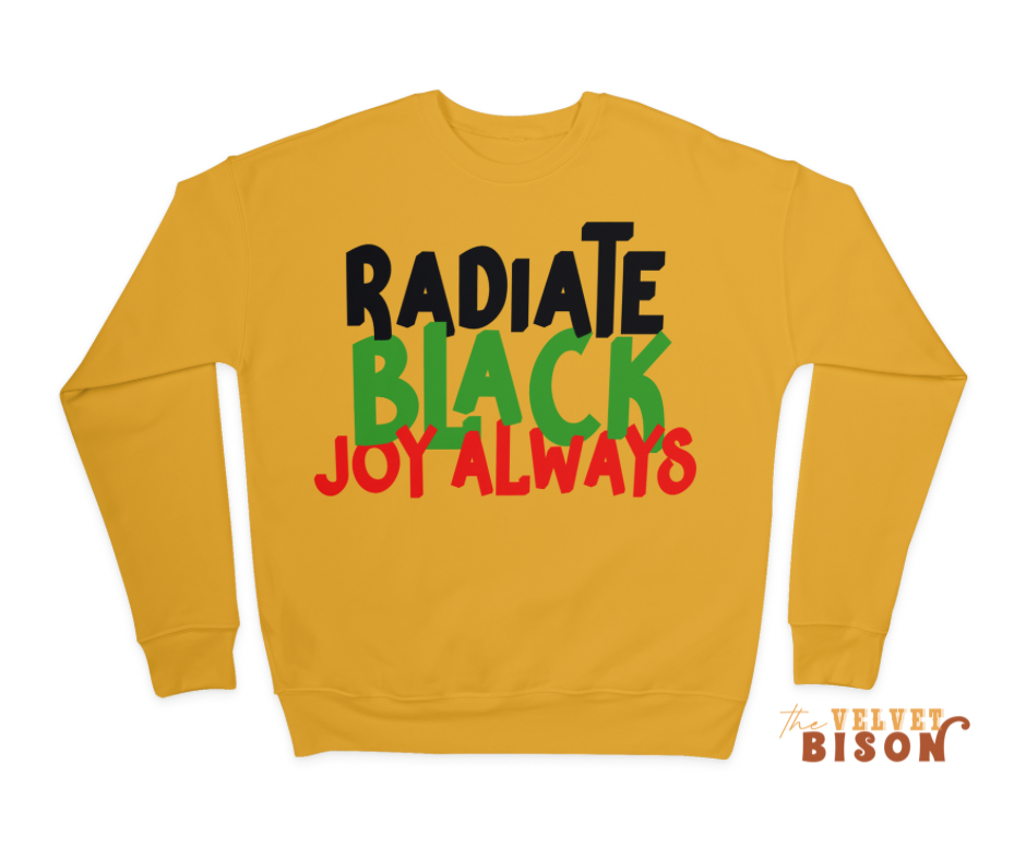 Radiate Black Joy Long Sleeve Tee