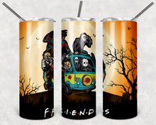 Load image into Gallery viewer, Glow in the Dark Creepy FRIENDS Tumbler
