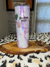 Load image into Gallery viewer, You Grow Girl Shimmer Tumbler
