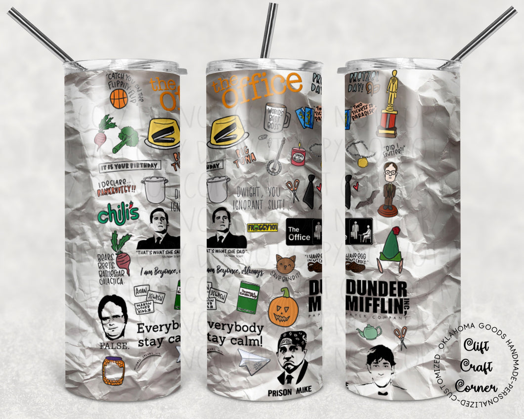 Personalized The Office Tumbler