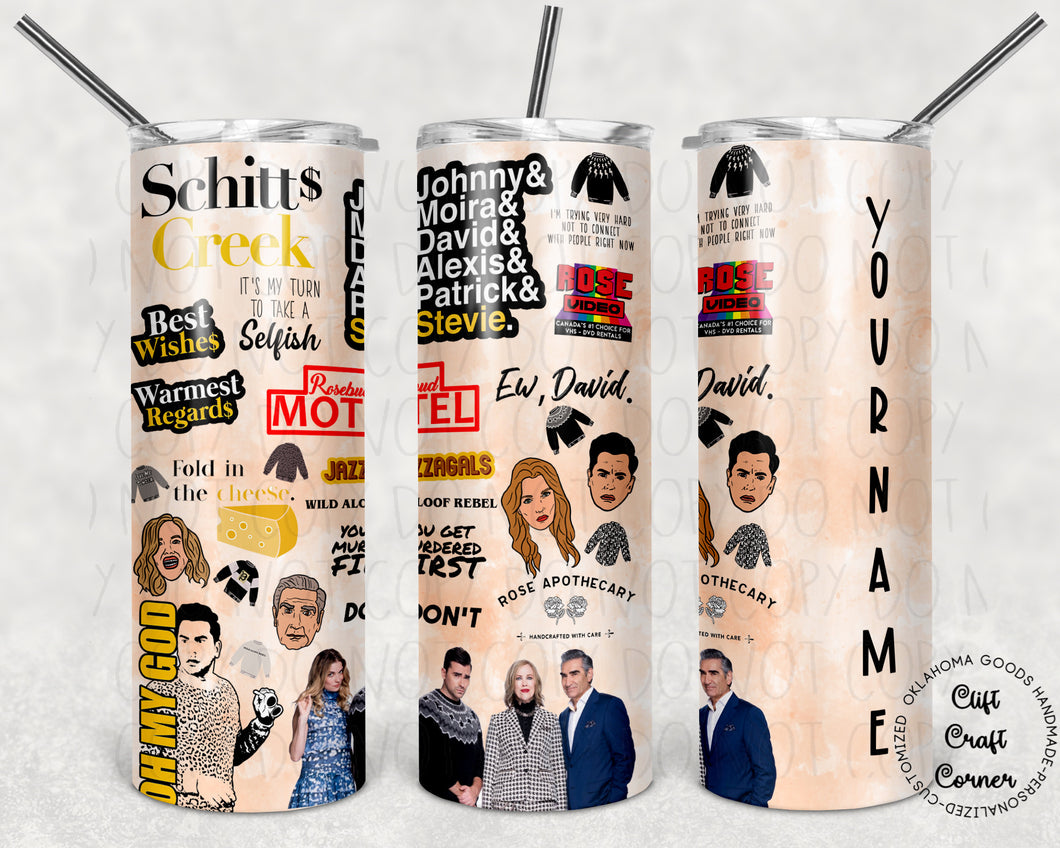 Personalized Schitt’s Creek Tumbler
