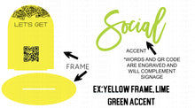 Load image into Gallery viewer, Social Media Business Sign
