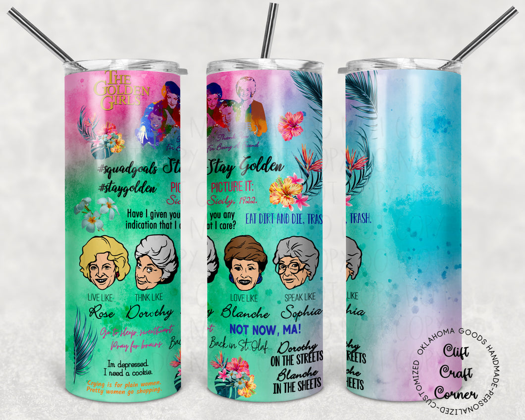 Personalized Golden Girls Tumbler
