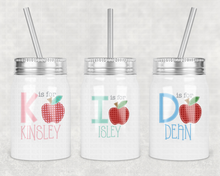 Load image into Gallery viewer, Alphabet Mason Jar Tumbler
