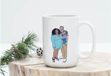 Load image into Gallery viewer, Hand Drawn Portrait Mug

